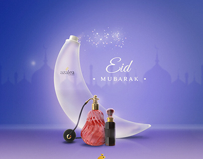 Perfume Brand Eid Poster Design 2022