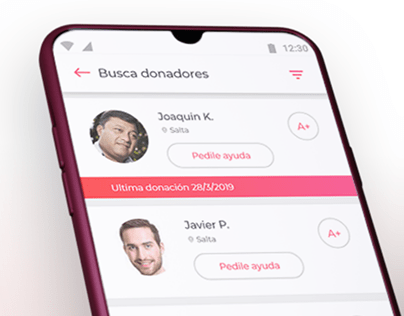 DoneMOS - App for blood donation campaign