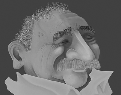 Gabriel Garcia Marquez Caricature