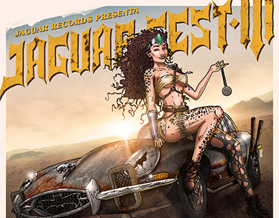 Jaguar Fest III - Poster Illustration