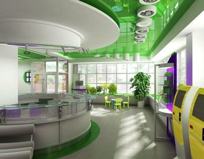 Central office of MEGAFON interior