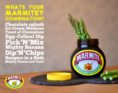Marmite poster campaign concept
