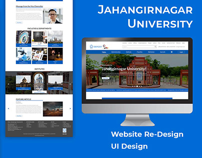 Jahangirnagor Univesity Landing Page