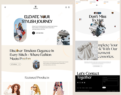 Fashion Redefined: Modern Fashion E-commerce Website
