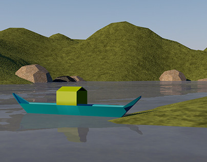 A boat in dreamland