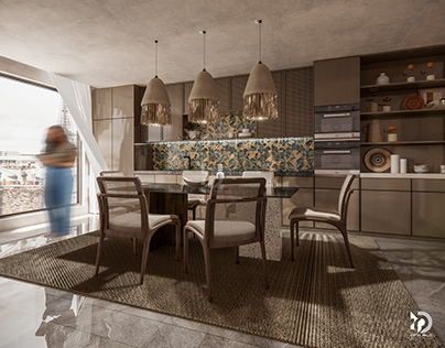visual story telling: A dining space render