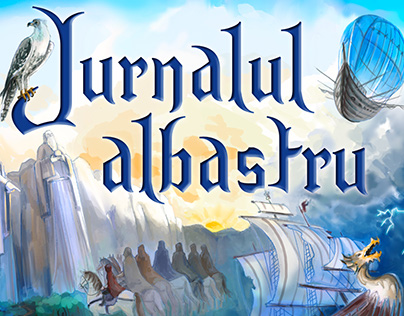 Jurnalul Albastru - YA fantasy book cover