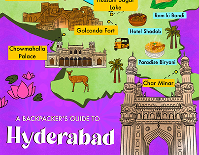 Hyderabad illustrated guide for Zostel