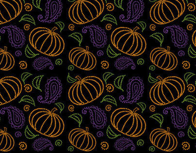 Paisley Pumpkin pattern