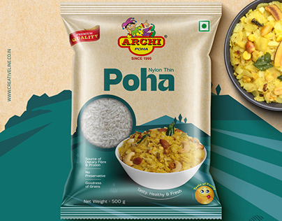 Poha Packaging Designs for Archi