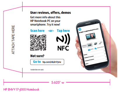 HP's Fact Tag Extender NFC Pilot - Staples/Microcenter