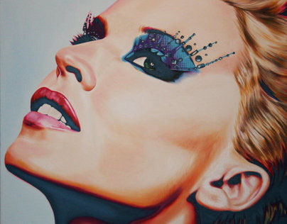 Portrait of Kylie Minogue