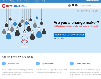 New Challenge Website
