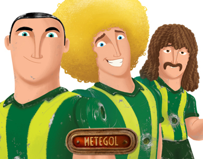 Metegol / Foosball Players Character Design
