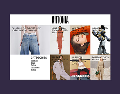 Antonia Milano Website