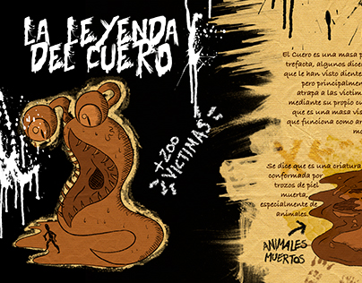 Infographics with urban legends from Chile