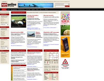 Napi Online Website 2006