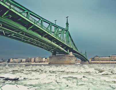 Frozen Danube
