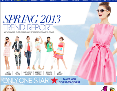 Digital Experience: Macy's Spring Trend Report