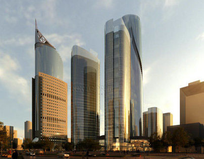 3d rendering for modern high-rise