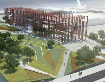 Concept project of park complex