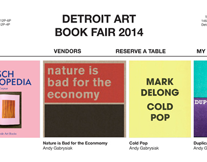 Detroit Art Book Fair 