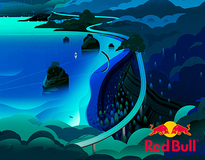Red Bull Production Partner Portal Illustrations