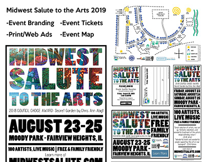 Midwest Salute to the Arts Branding 2019