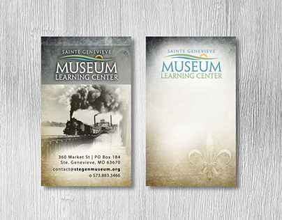 Business Card Design - Local History Museum