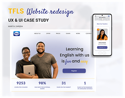 TFLS School of Foreign Languages - Website Redesign