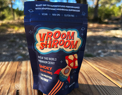 Mushroom Jerky Brand Packaging