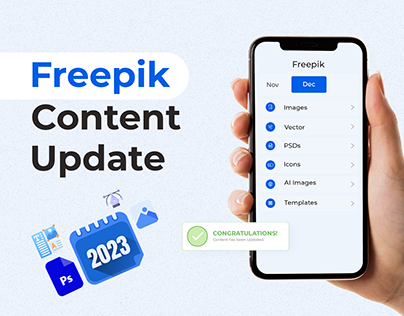 Freepik Content Update - December Month