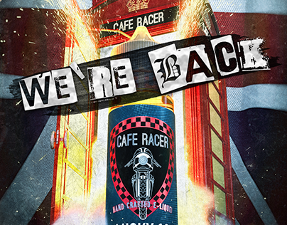 Promotional Materials for Cafe Racer Vape