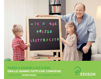 Project thumbnail - Edison-Spot tv-Stampa-Affissione