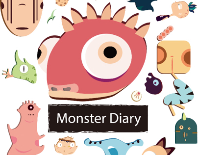 Monster Diary Book