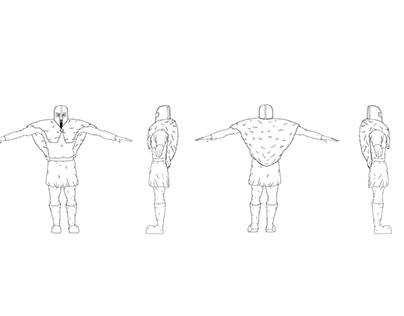 Character T-Poses Drawing Principles 2