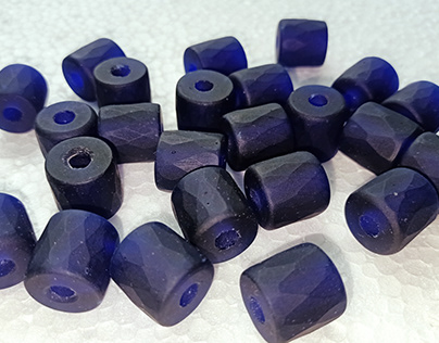 Russian Faceted Glass Beads