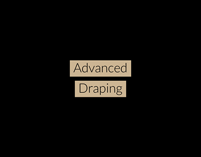 Advanced Draping