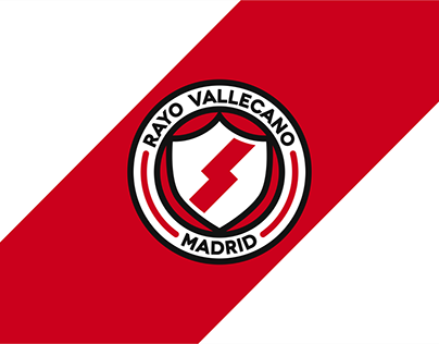Rayo Vallecano de Madrid badge redesign idea