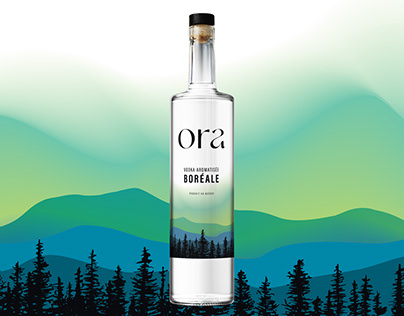 ORA Vodka Boréale Branding & Design