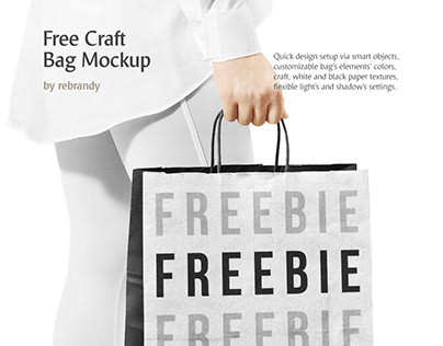 Freebie! Craft Bag Mockup