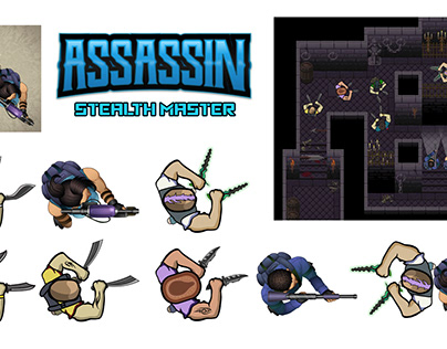 Assassin Master Game 2D assets
