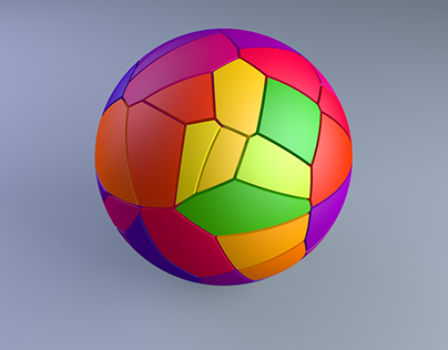 turtle-shell sphere