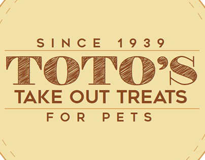 Toto's Take Out Treats (Logo & Packaging)