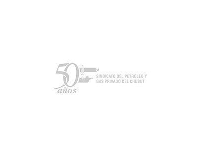 Logo 50 aniversario Sindicato Petróleo y Gas de Chubut
