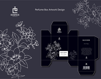 Perfume box artwork design ideas