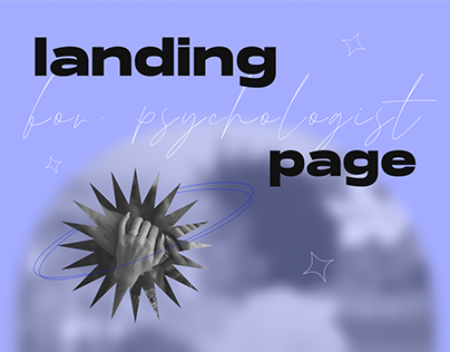 Landing page for psychologist