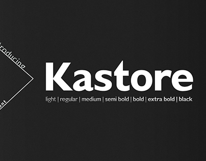 Kastore font. Free bold weight.