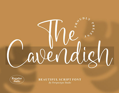 Cavendish - Beautiful Script Font