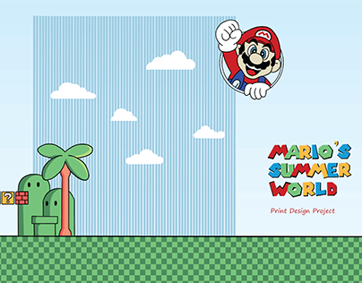Project thumbnail - Mario's summer world - A kidswear print collection
